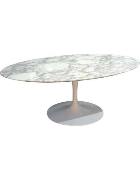 Eero Saarinen - oval coffee table from the 20th century-Bozaart
