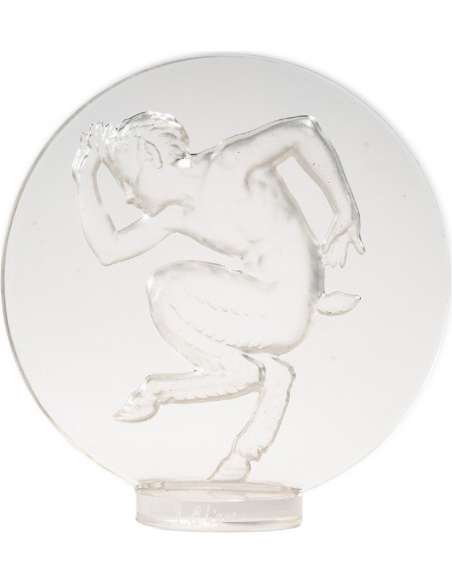 René Lalique : Stamp "Fauna" In Pressed Molded White Glass - vases and glass objects-Bozaart