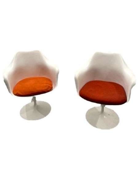 2 Knoll Swivel Tulip Armchair - Design Seats-Bozaart