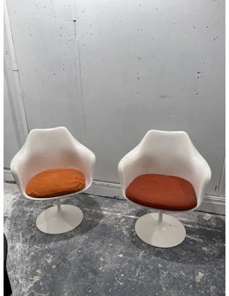 2 Knoll Swivel Tulip Armchair - Design Seats-Bozaart