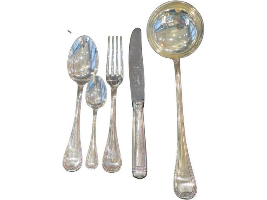 Christofle "Malmaison": Part of a 20th century silver-plated household set