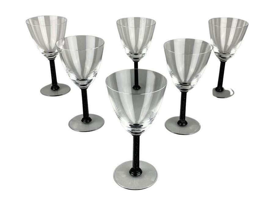 Lalique France - wine glasses, vintage glasses services