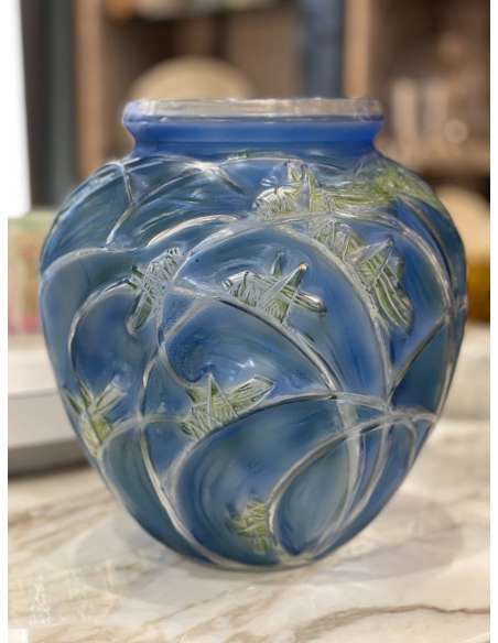 René Lalique Vase - vases et objets en verre-Bozaart