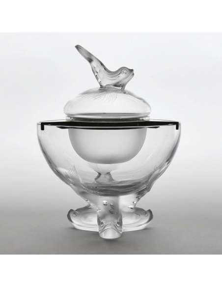 Lalique :bol à Caviar - pièces de forme-Bozaart