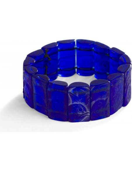 René Lalique bracelet en verre du 20ème siècle-Bozaart