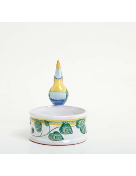 Hermès And Moustiers, Toucans Model Candle Holder - various ceramics-Bozaart