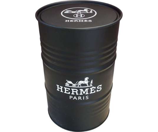 Hermès, Black Barrel with Satin Finish - other furniture