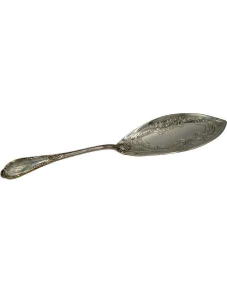 Solid Silver Pie Shovel - XIXth - cutlery, housewives-Bozaart