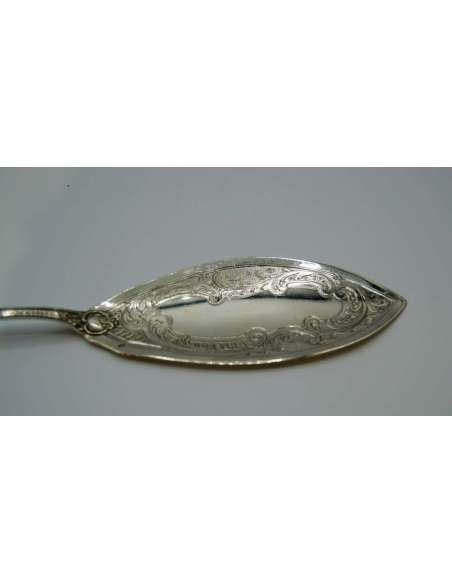 Solid Silver Pie Shovel - XIXth - cutlery, housewives-Bozaart