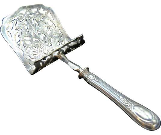 Asparagus Shovel Partly In Silver, Henin Goldsmith - cutlery, housewives