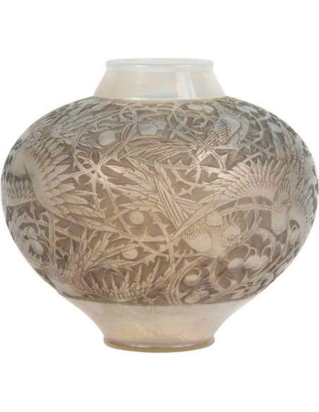 René Lalique (1860-1945) Model vase - vases and glass objects-Bozaart