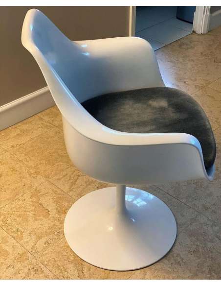 Knoll & Eero Saarinen : Pair Of Tulip Armchairs - Design Seats-Bozaart