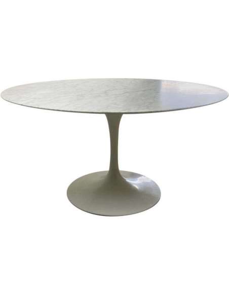 Knoll International & Eero Saarinen : Table Tulipe - Tables Salle à Manger-Bozaart
