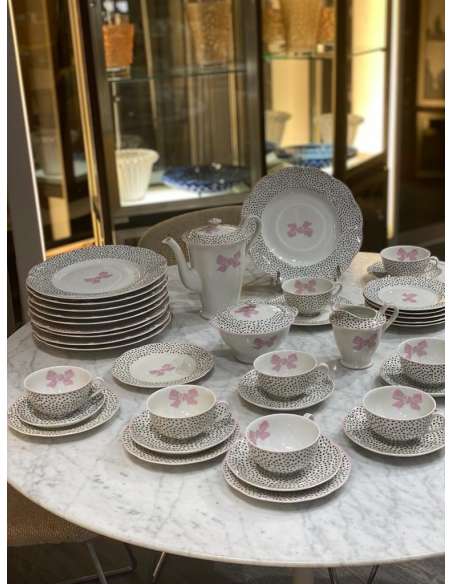 Suzanne Lalique - Haviland - service - Porcelain Plates and Services-Bozaart