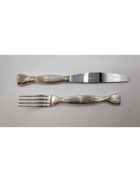 Hermès Paris, Silver Metal Housewife's Party Model Harvest - cutlery, housewives-Bozaart