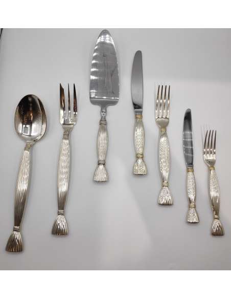 Hermès Paris, Silver Metal Housewife's Party Model Harvest - cutlery, housewives-Bozaart