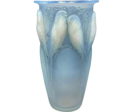 René Lalique - Vase Ceylan Opalescent - vases et objets en verre