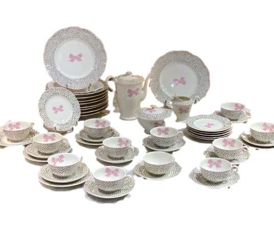 Suzanne Lalique - Haviland - service - Porcelain Plates and Services