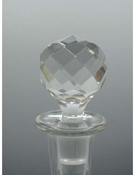 Baccarat. Champigny model. Cut Crystal Decanter - wine glasses, antique glass services-Bozaart