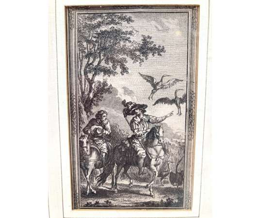 Black engraving. XVIIth century - engravings - prints