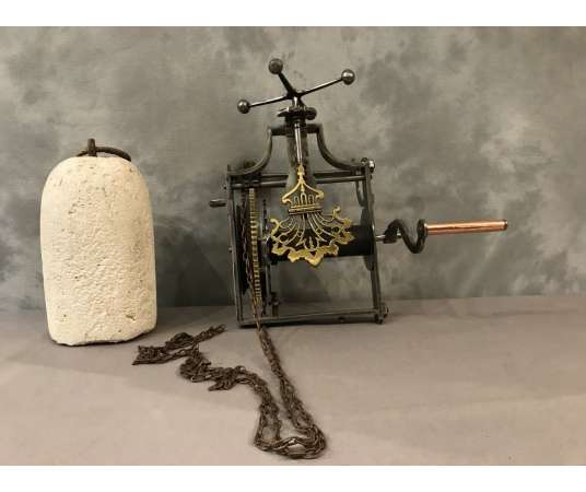 Tourne Broche D’époque 18ème - chenets, accessoires de cheminée