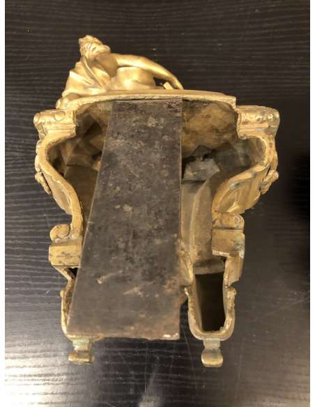 Bronze Chenets From The 18th Regency period - chenets, fireplace accessories-Bozaart