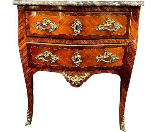 Small Jumping Chest of Drawers Louis XV Period - Dressers