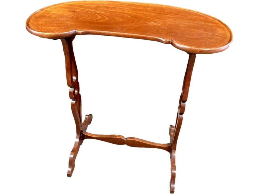 Table rognon en acajou.+ Style Louis XVI du 19e siècle