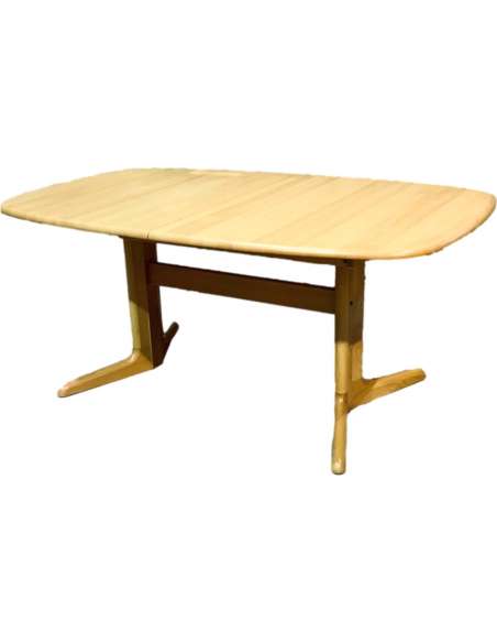 Table Design Scandinave en Hêtre Massif-Bozaart