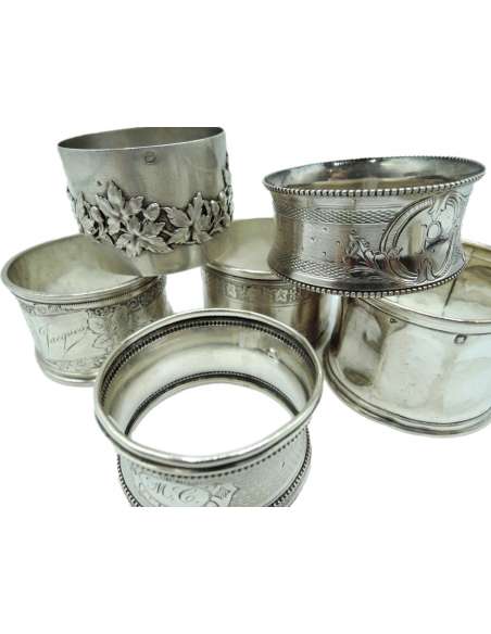 Solid Silver Napkin Rings - Table Services-Bozaart