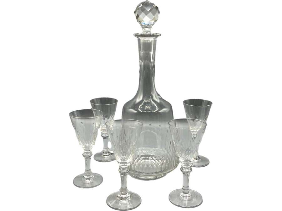 Baccarat. Service in Porto. Champigny model - wine glasses, vintage glasses services