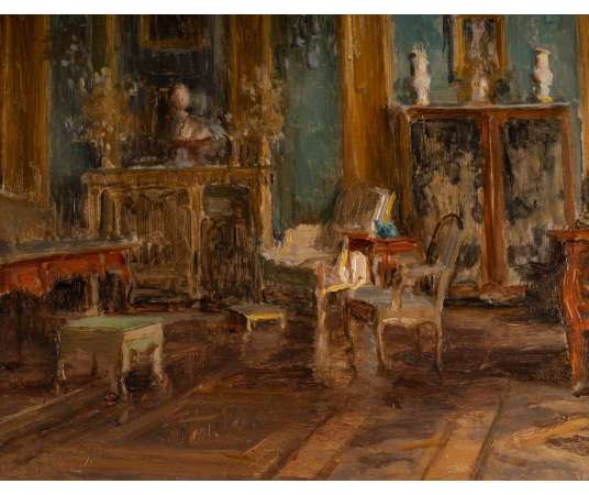 Walter GAY (Boston, 1856 - Paris, 1937) American- Interior Scene. - Paintings of another kind
