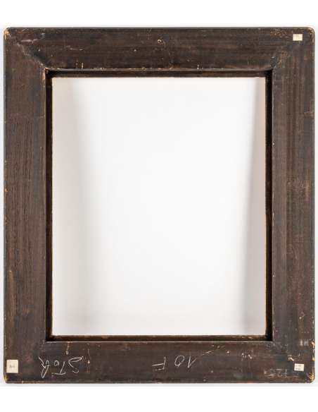 Renaissance style blackened wooden frame - 10 Figure format - old frames-Bozaart