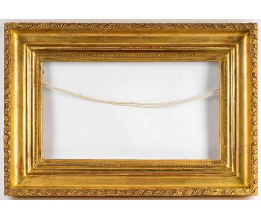 XIXth Louis XVI style frame, gilded with gold leaf- 6 M format - old frames