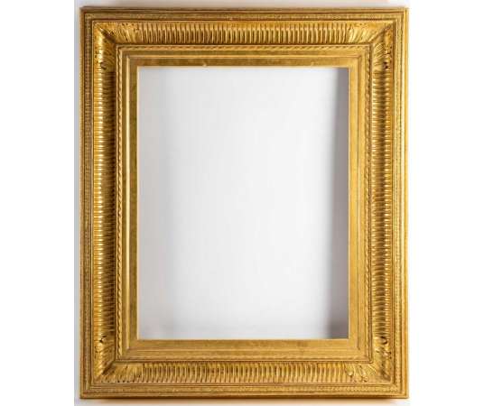 Channel FRAME, gilded with gold leaf. - old frames