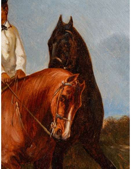 James Alexander WALKER (1831 – 1898) Britannique - La promenade - Tableaux autre genre-Bozaart