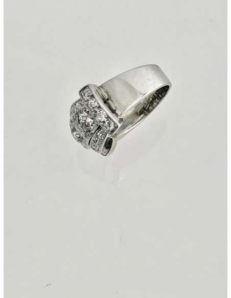 Tank Diamond Ring - rings-Bozaart