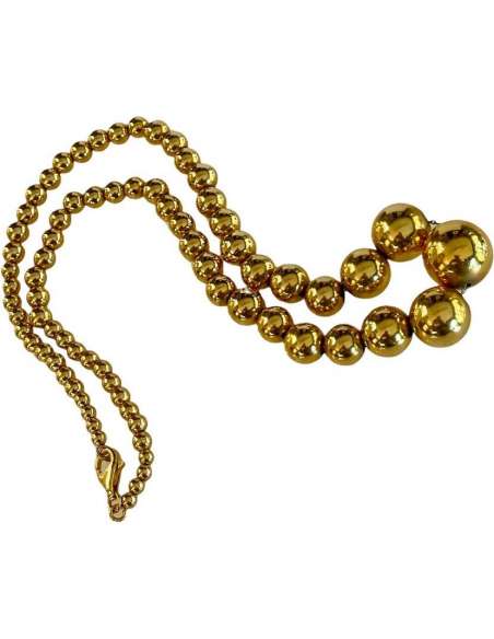 Important Collier De Boules d'Or - colliers-Bozaart