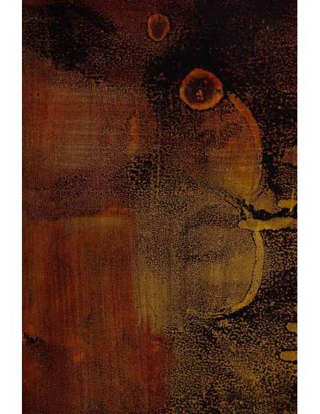 Peinture De Davos Hanich (1922, 1987) Français - Composition. - Tableaux peintures abstraites Peinture De Davos Hanich (1922, 1987) Français - Composition. - Tableaux peintures abstraites-Bozaart