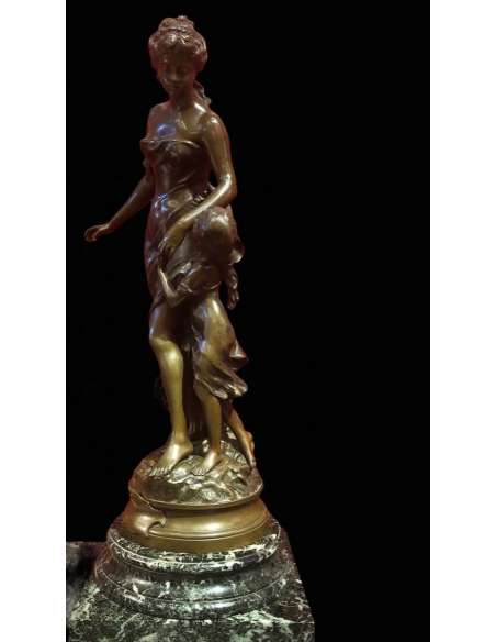 The Bronze Recognition Signed 19th Century By Moreau Mathurin - Ancient Bronzes-Bozaart