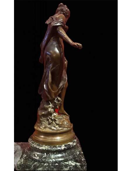 The Bronze Recognition Signed 19th Century By Moreau Mathurin - Ancient Bronzes-Bozaart