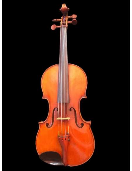 Whole Violin 4/4 From The Workshops of Jerome Thibouville Lamy Made in Mirecourt At the Beginning of the 20th Century - musical-Bozaart