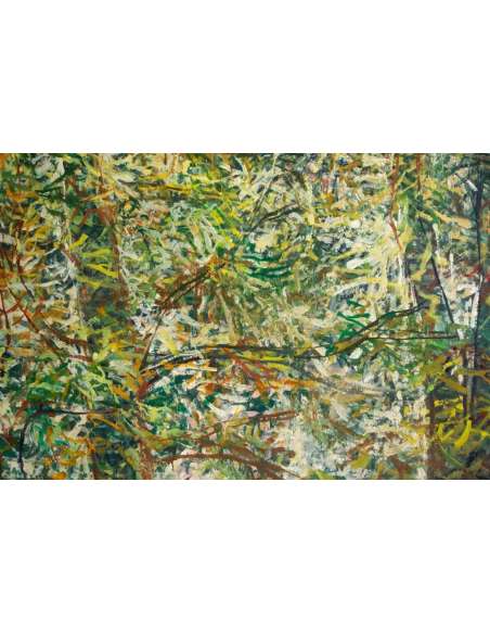 Antoine Malliarakis Known as Mayo (1905 – 1990)- Frond, 1952. - Landscape paintings-Bozaart