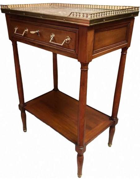 Small Rectangular Mahogany Console Circa 1800 - Antique Consoles-Bozaart