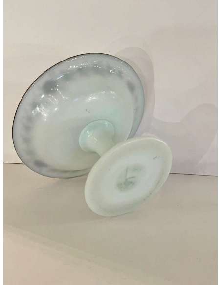 Opaline Soap Bubble Baguier, Decoration Of Opaline Combs, enameled glasses-Bozaart