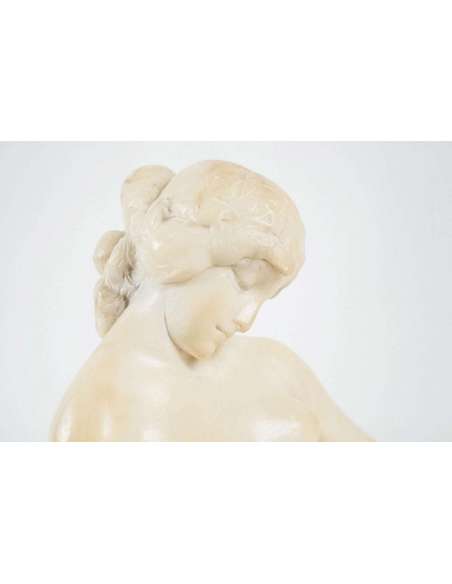 Alabaster sculpture by Giuseppe Gambogi (1862-1938) Italian sculptor. - marble and stone sculptures-Bozaart