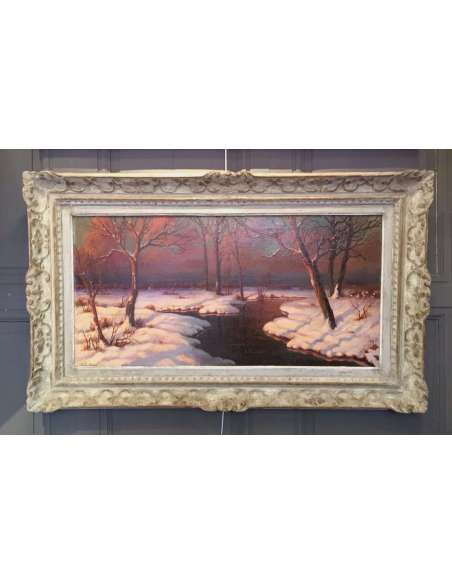 Un tableau de Serge SEDRAC (Né en 1878 en Georgie, mort en 1974 à Paris) Russe - Tableaux paysages-Bozaart