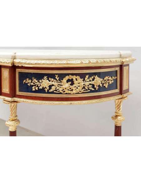 Adam Weisweiler, Louis XVI Style Service Console In Mahogany, Nineteenth Century - LS32059951 - Antique Consoles-Bozaart