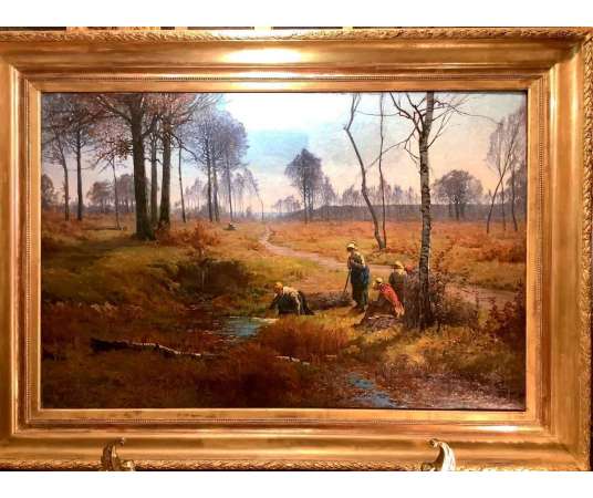 Painting By Édouard Pail (1851-1916) - Landscape paintings