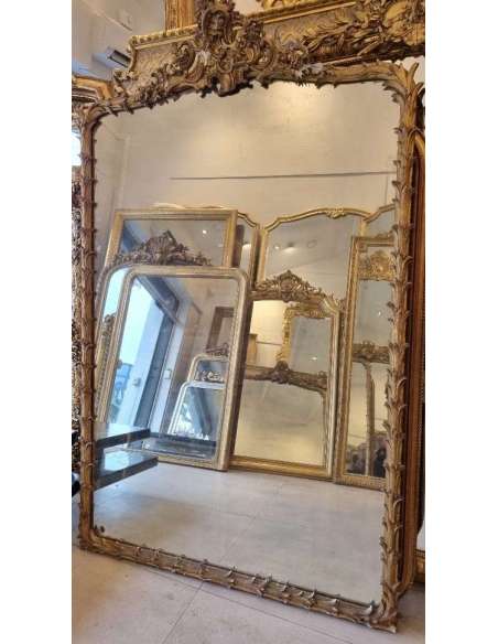 Miroir Louis XVI 120*195cm - miroirs de cheminée-Bozaart